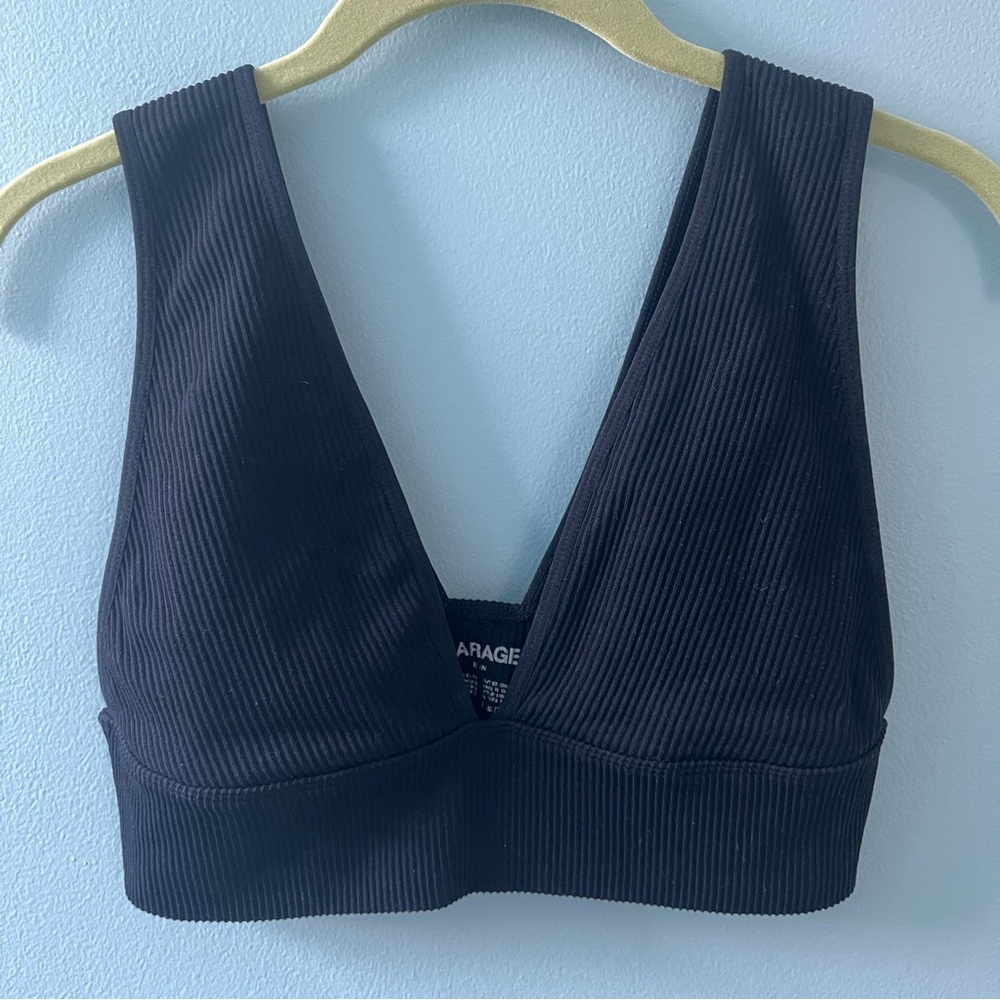 Garage Cropped Ribbed Shirt